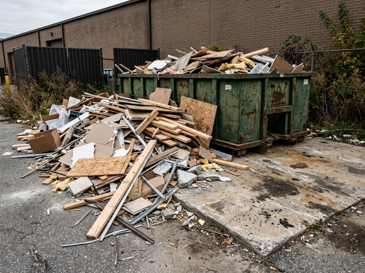Construction debris
