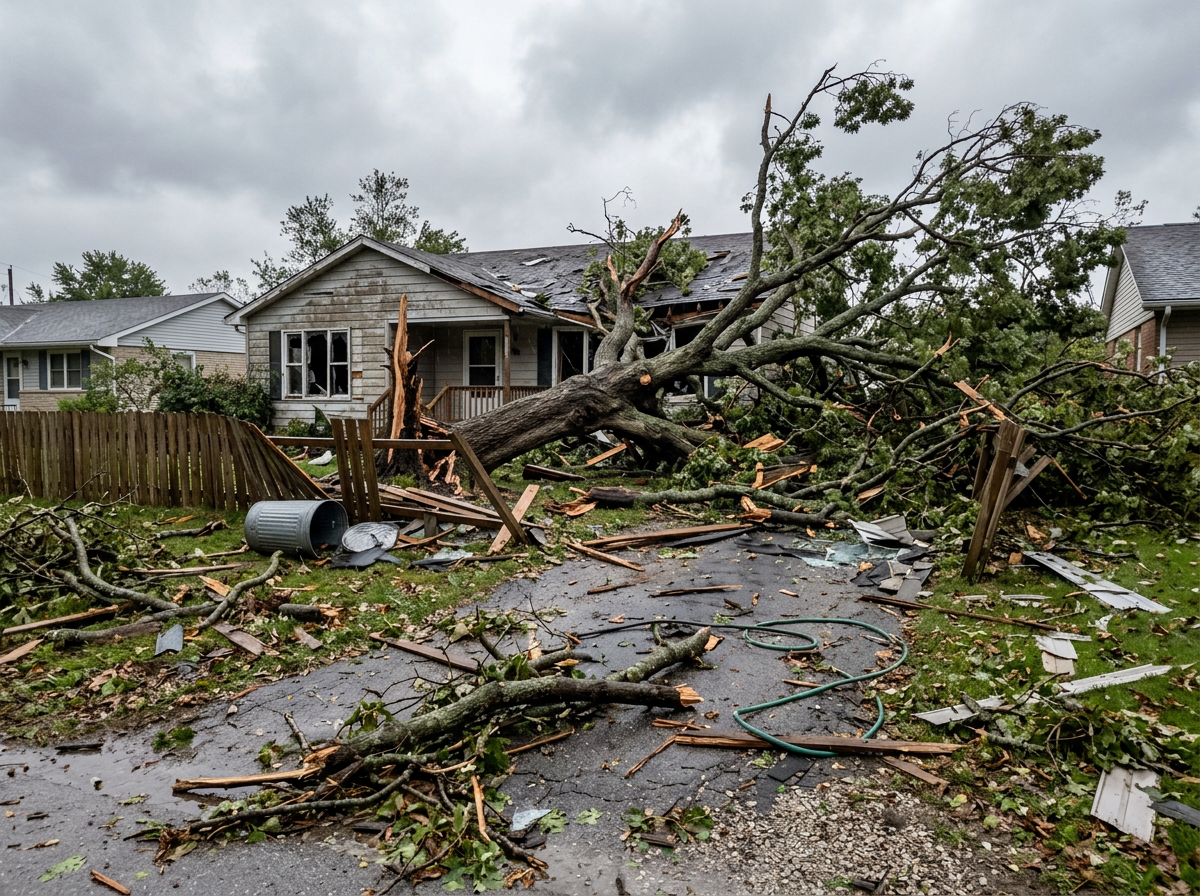 Storm damage
