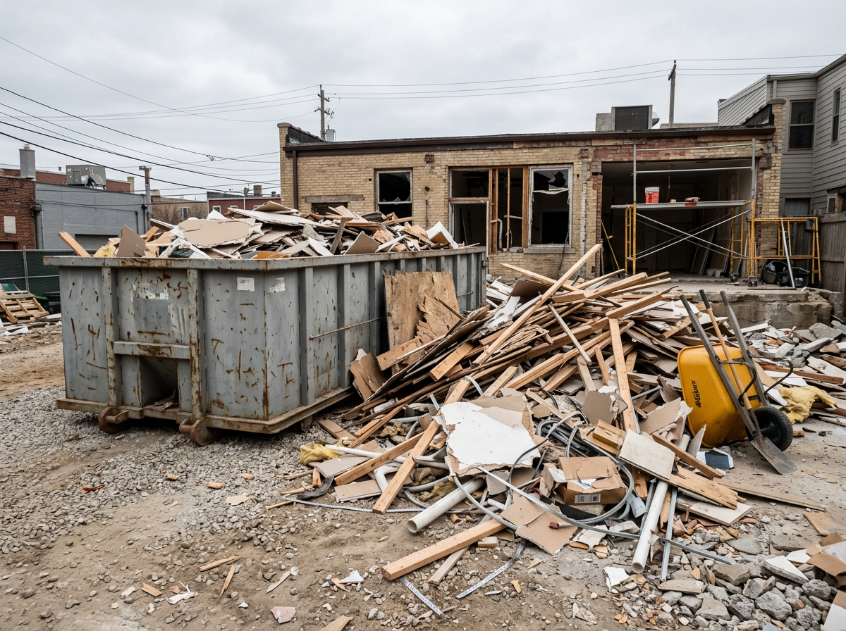 Construction debris