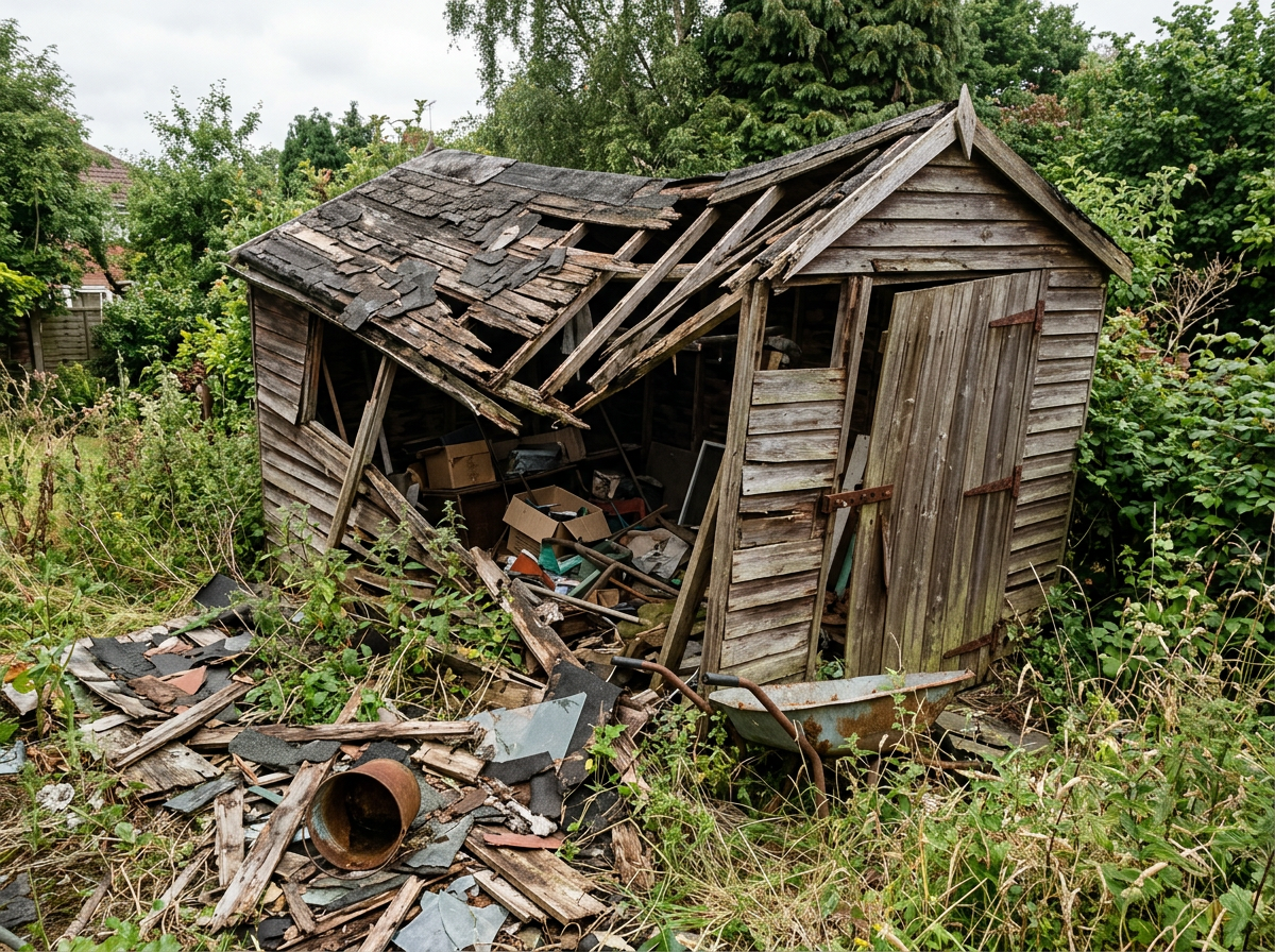 Collapsing or Damaged Sheds