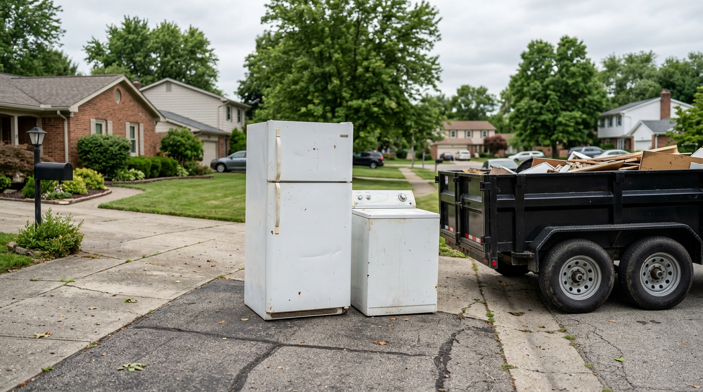 Appliance Removal by Donkey Dumpster in Columbus, OH