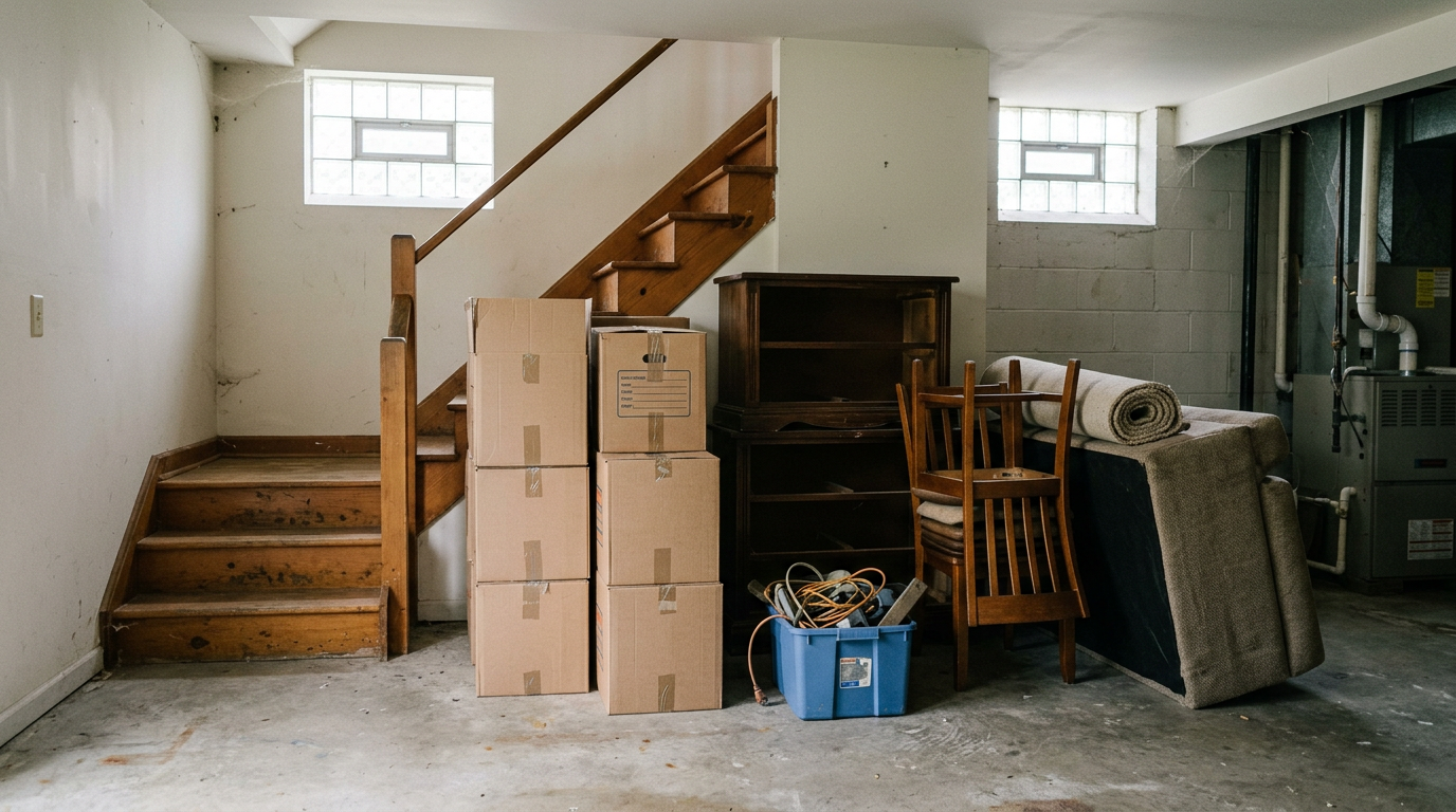 Basement Cleanouts by Donkey Dumpster in Columbus, OH