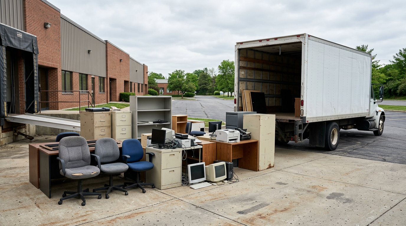 Commercial Junk Removal by Donkey Dumpster in Columbus, OH