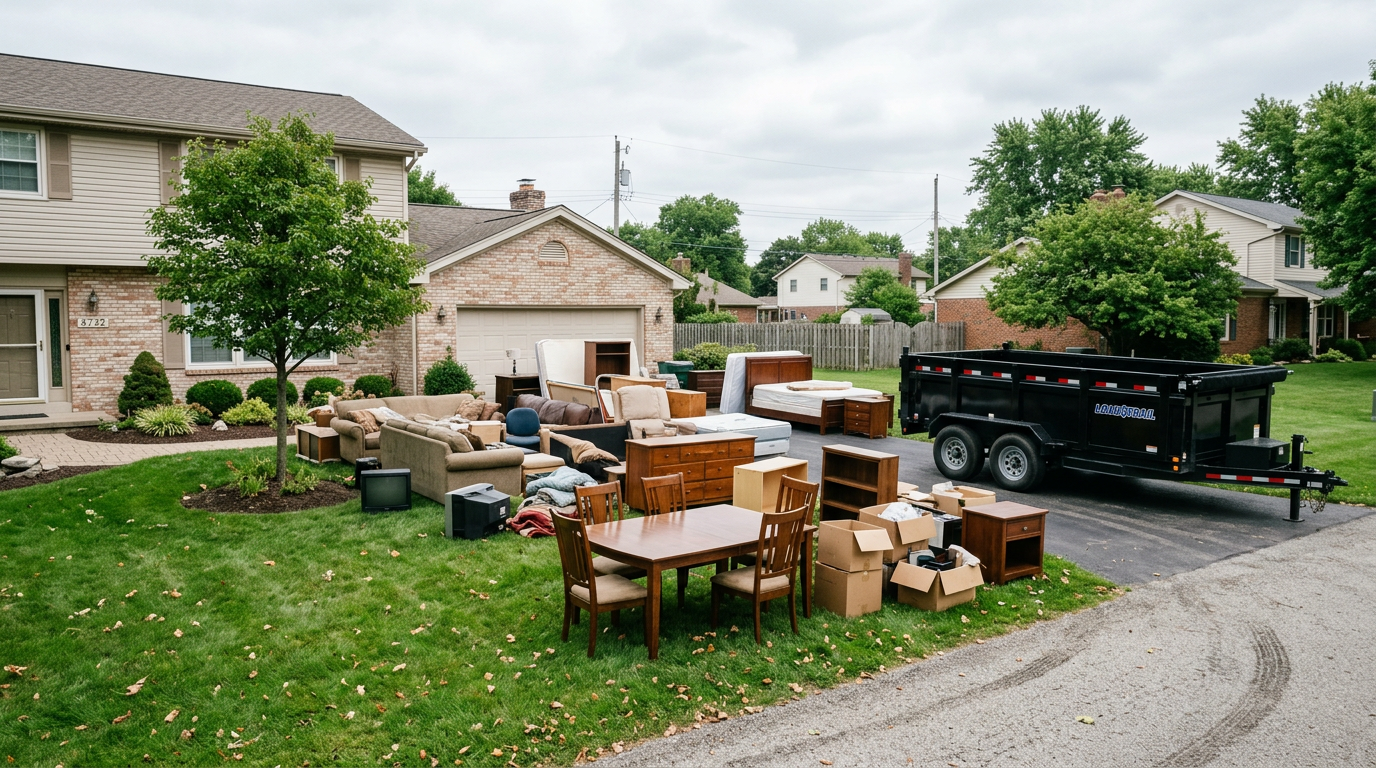 Estate Cleanouts by Donkey Dumpster in Columbus, OH