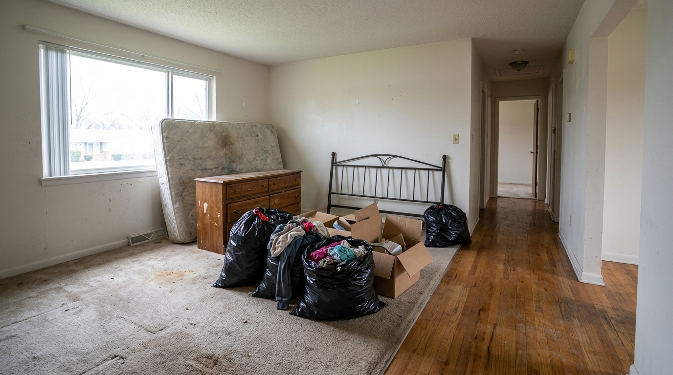 Eviction & Tenant Cleanouts by Donkey Dumpster in Columbus, OH