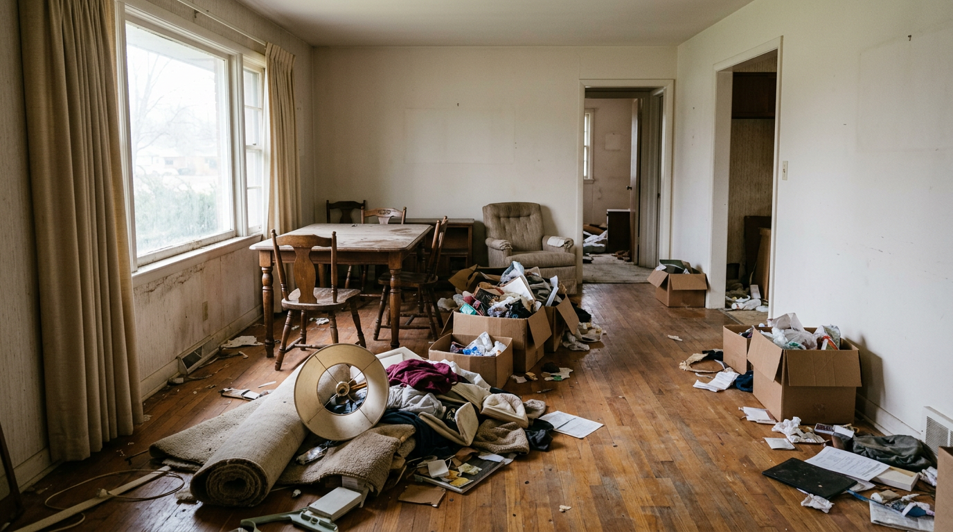 Foreclosure & Eviction Cleanouts by Donkey Dumpster in Columbus, OH