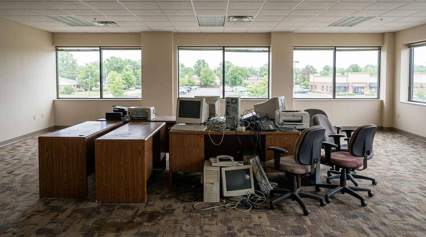 Office Cleanouts by Donkey Dumpster in Columbus, OH