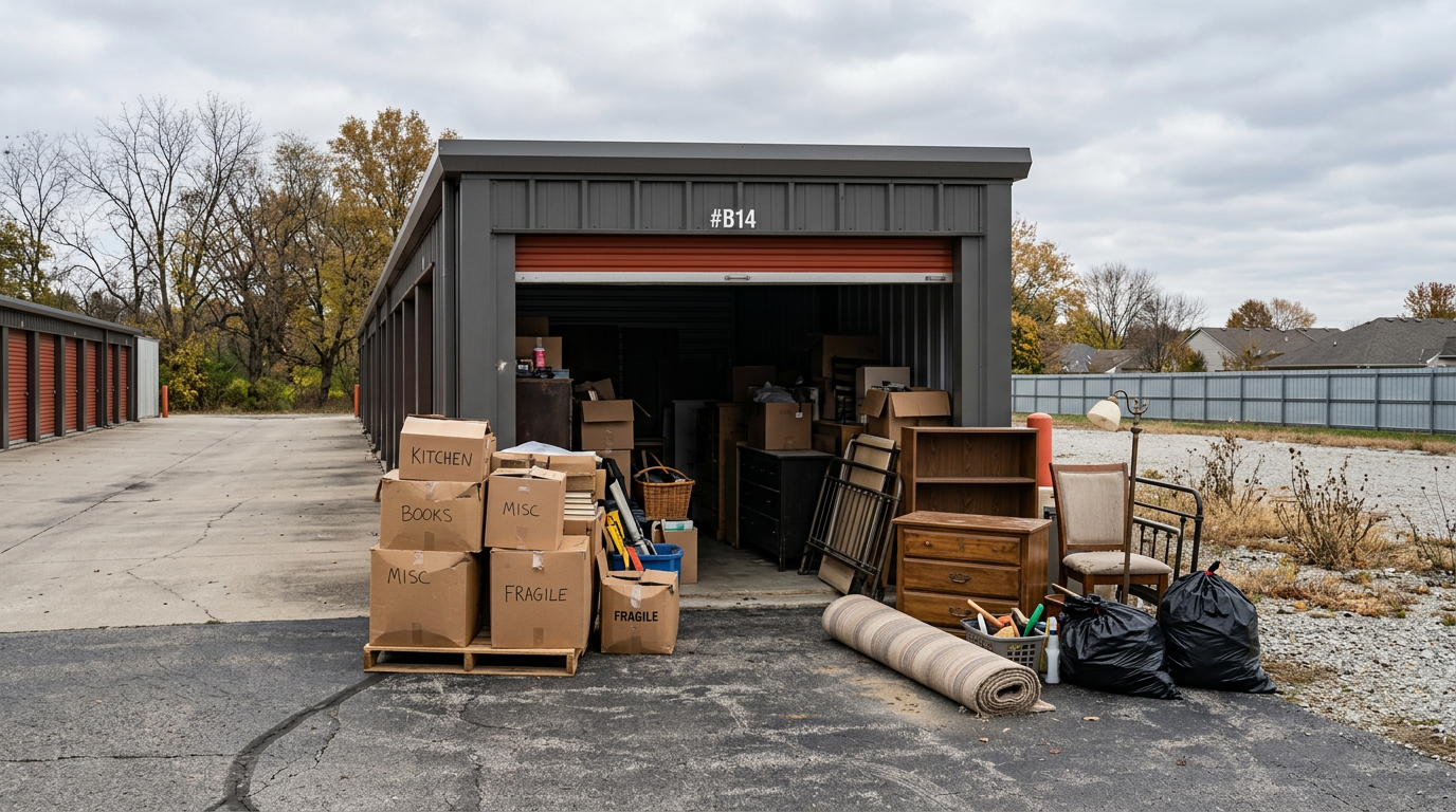 Storage Unit Cleanouts by Donkey Dumpster in Columbus, OH