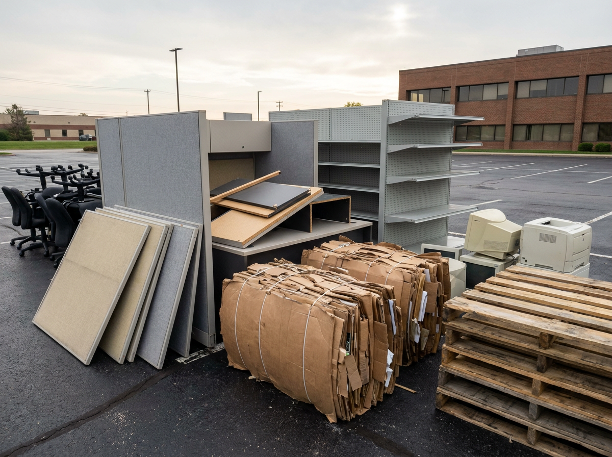 Commercial Junk Removal materials we haul away in Columbus, OH