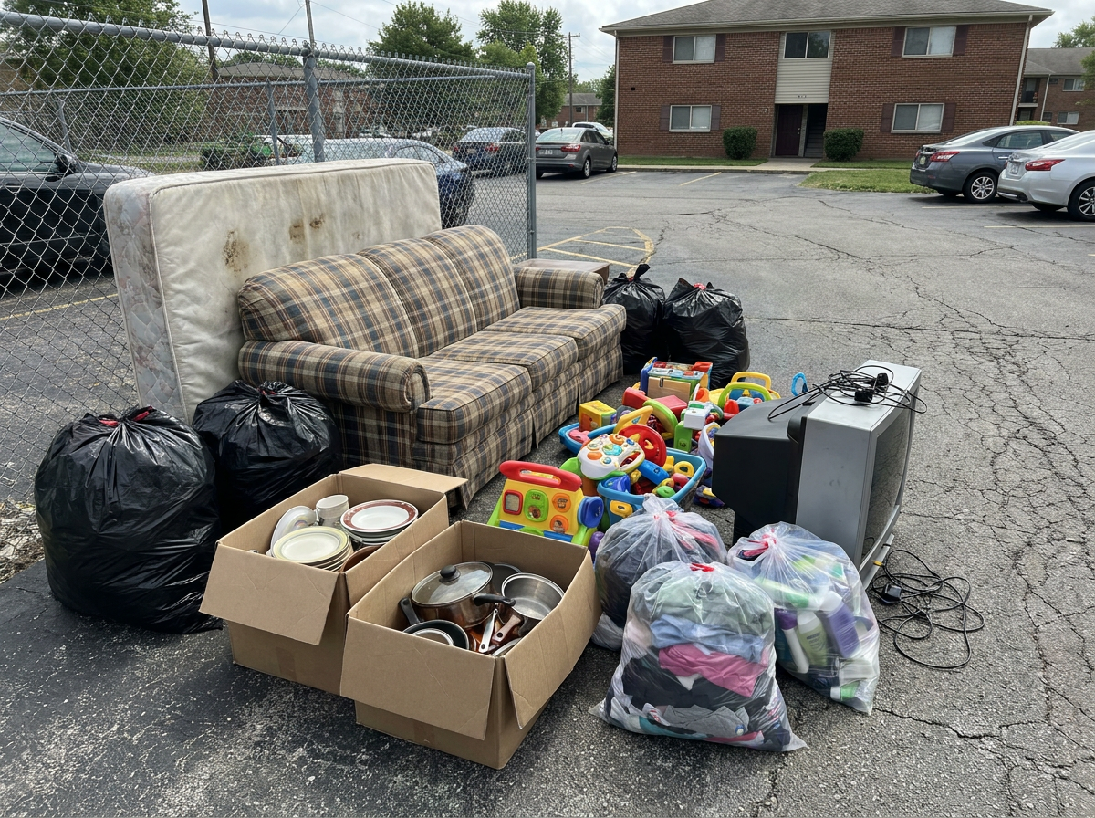 Eviction & Tenant Cleanouts materials we haul away in Columbus, OH