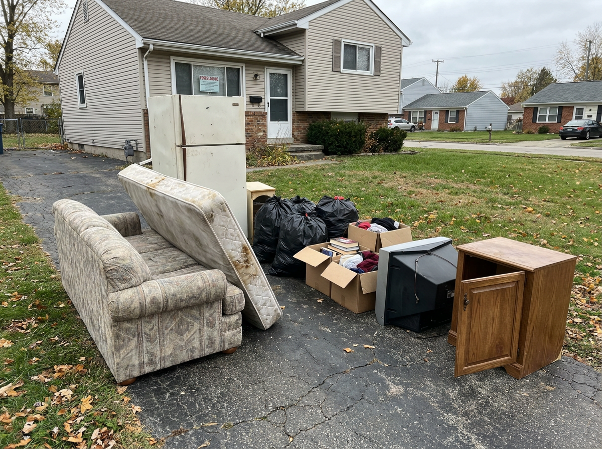 Foreclosure & Eviction Cleanouts materials we haul away in Columbus, OH