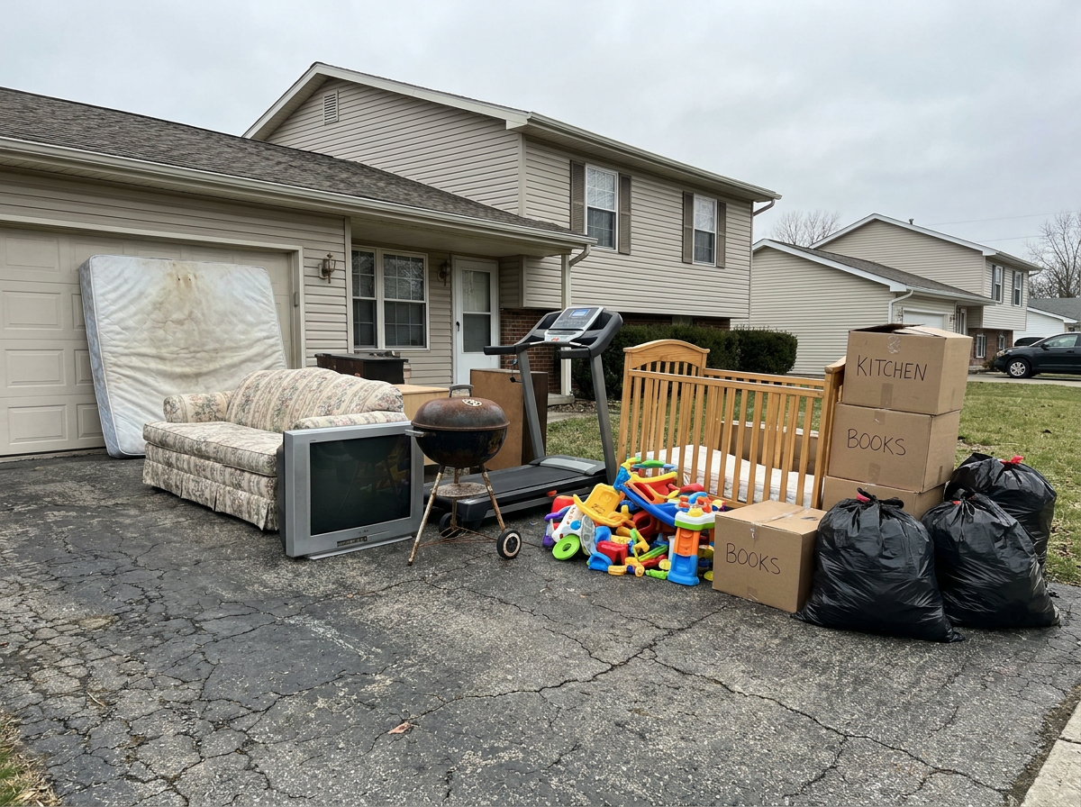 Moving Cleanouts materials we haul away in Columbus, OH