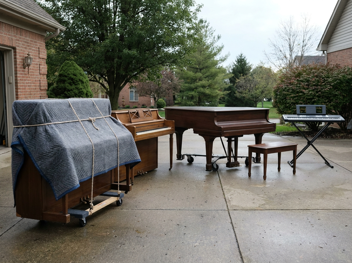 Piano Removal materials we haul away in Columbus, OH