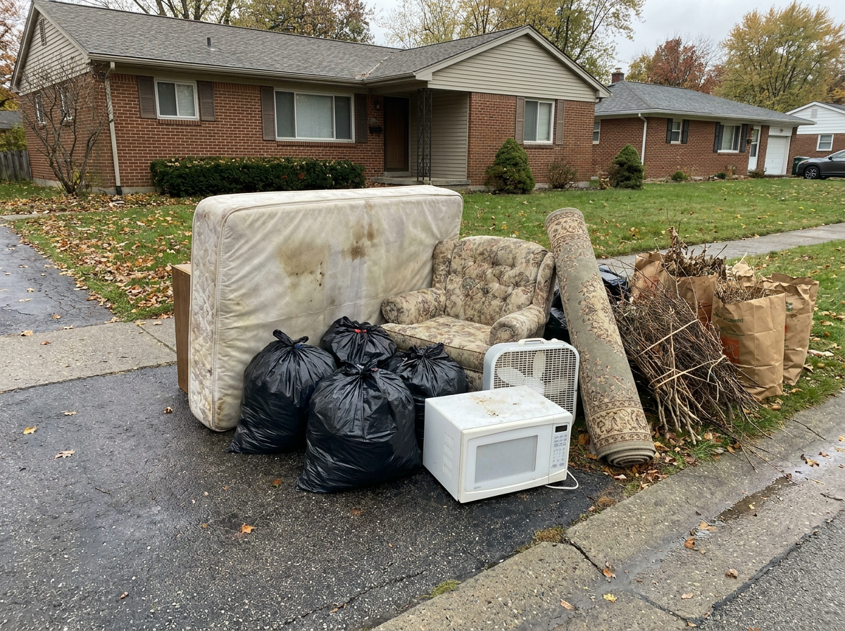 Residential Junk Removal materials we haul away in Columbus, OH