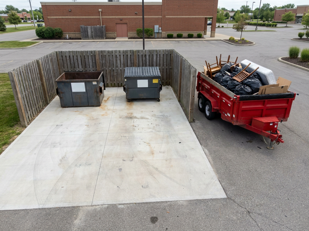 Why choose Donkey Dumpster for dumpster pad & compactor cleanouts