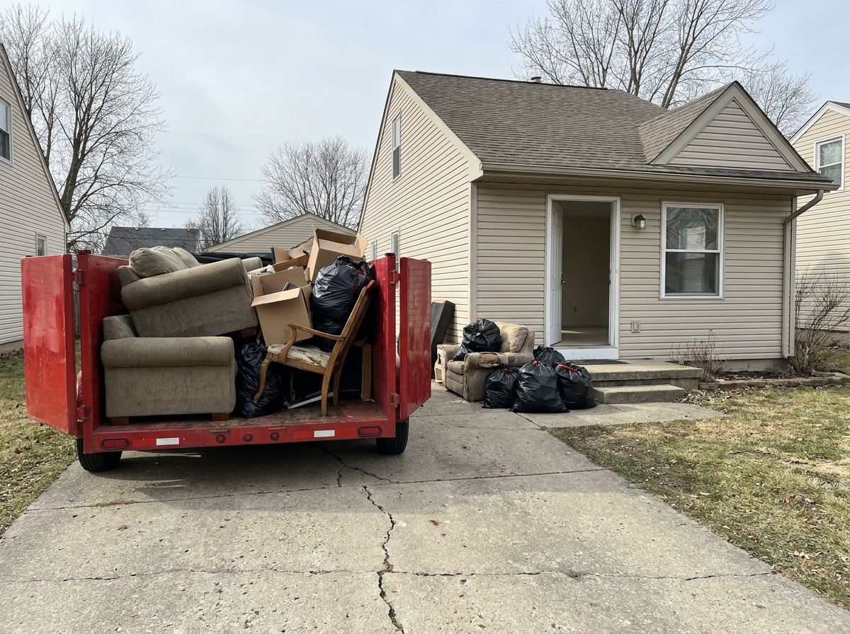 Why choose Donkey Dumpster for foreclosure & eviction cleanouts