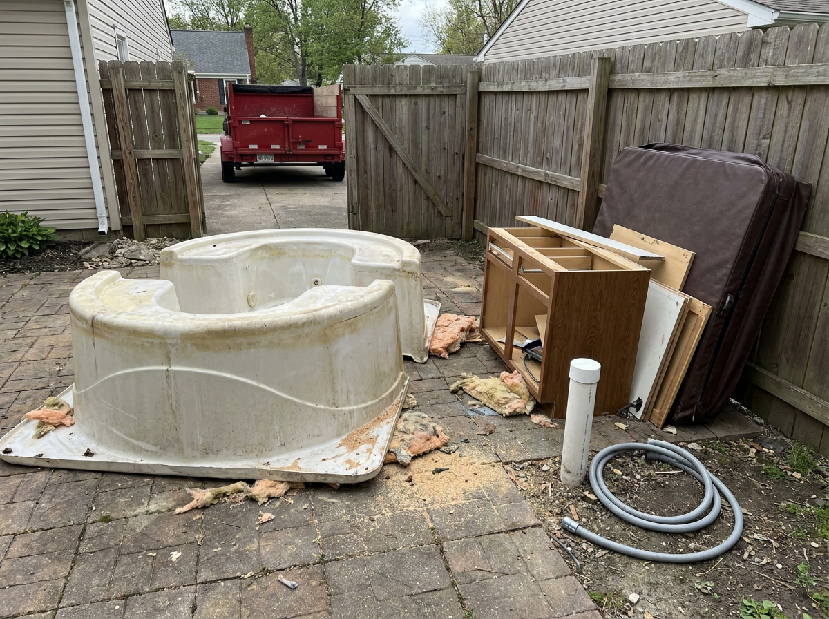 Why choose Donkey Dumpster for hot tub removal