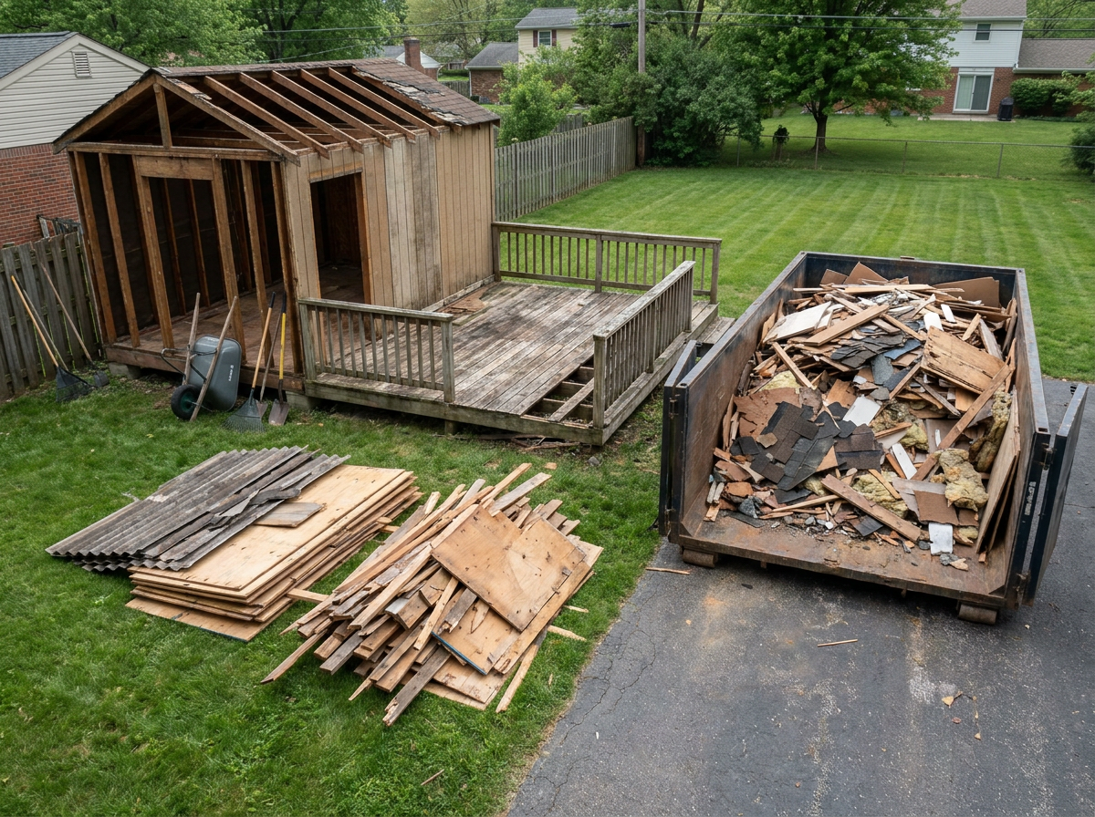 Why choose Donkey Dumpster for light demolition