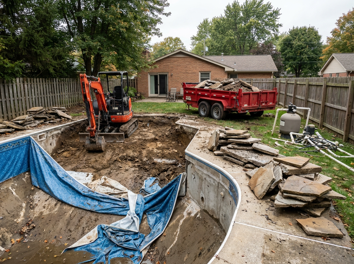 Why choose Donkey Dumpster for pool demolition & removal