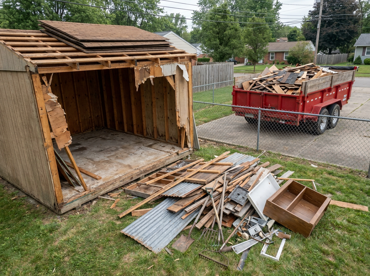 Why choose Donkey Dumpster for shed removal